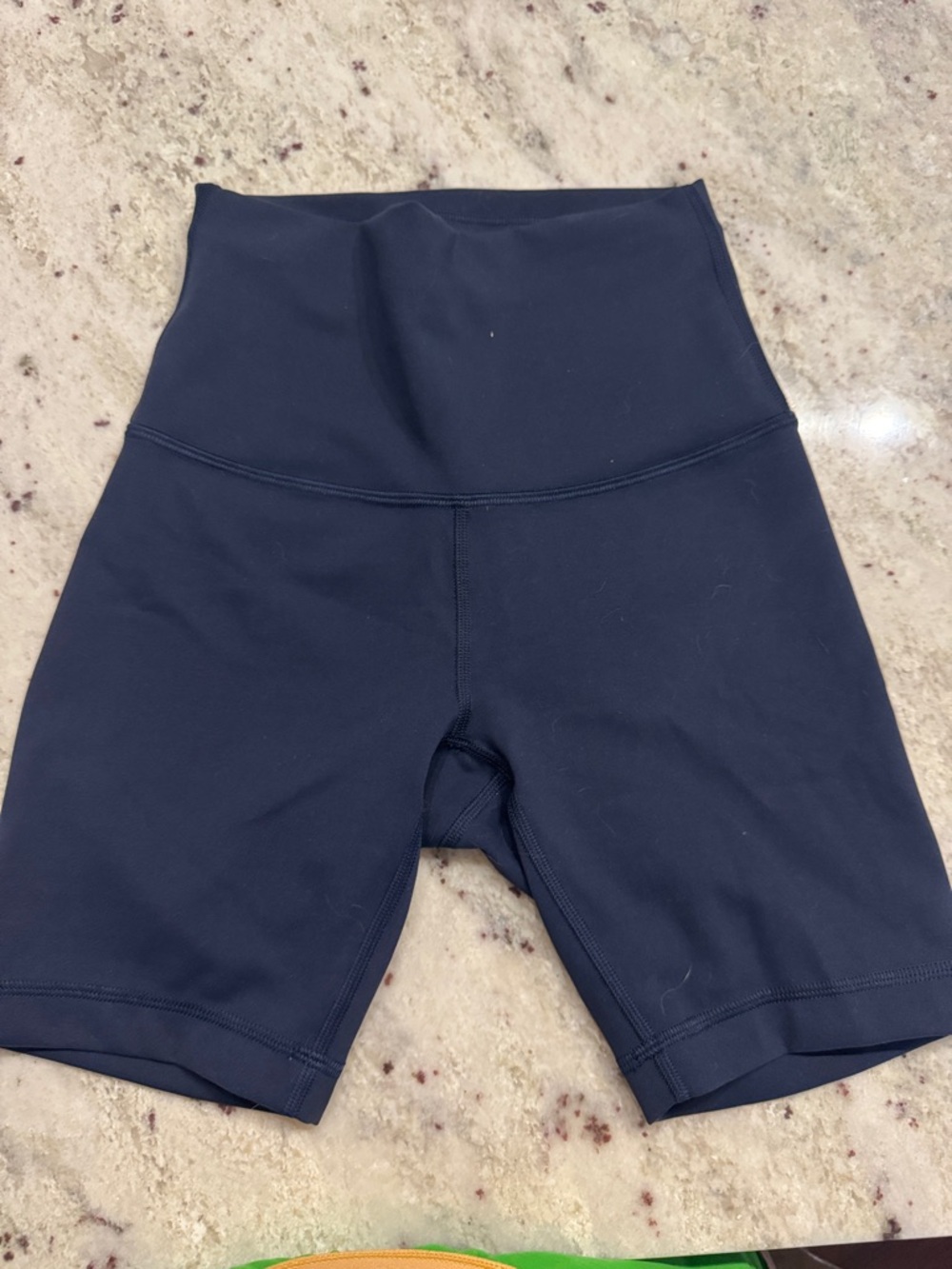 High-Waist Black Women’s lululemon Athletic Bike Shorts in Navy